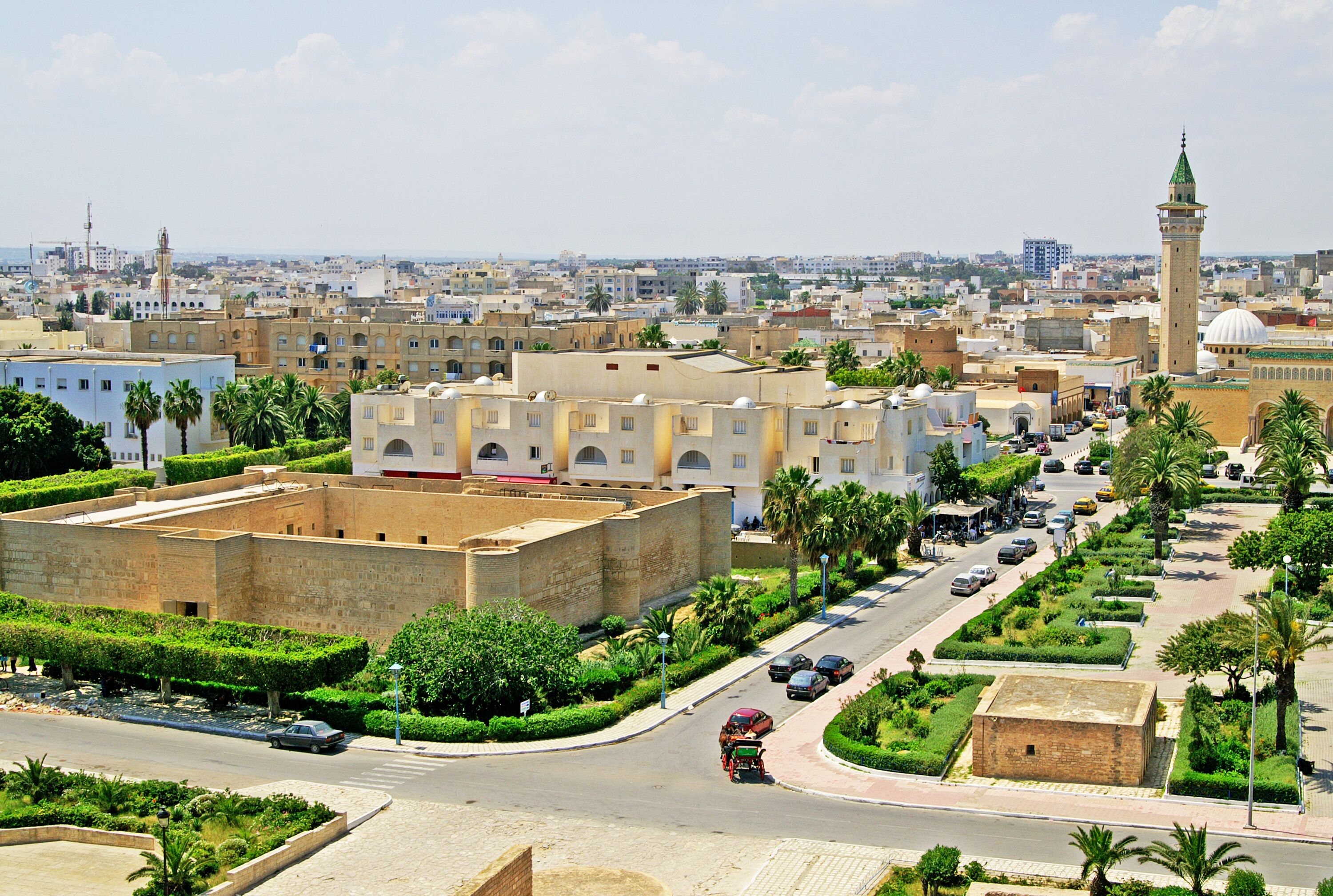 Overview of Monastir from the ribat, Monastir, Tunisia
