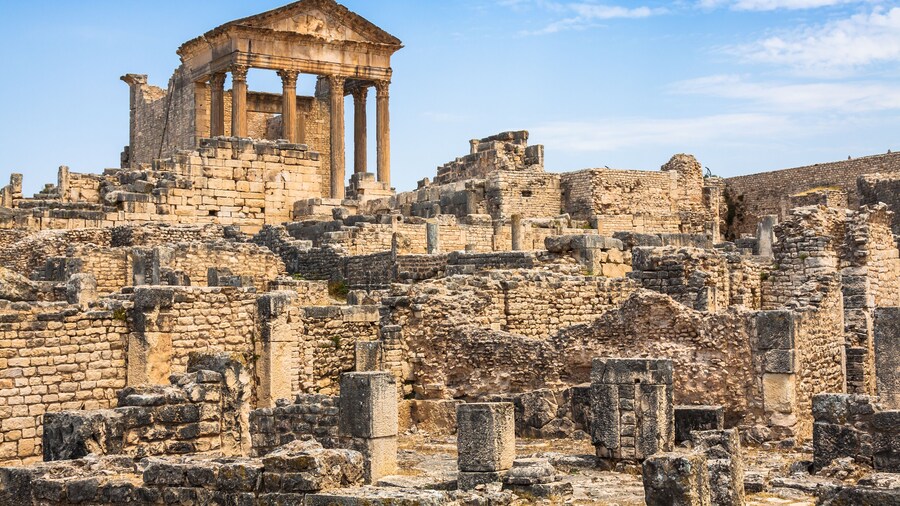 Dougga, Roman Ruins: A Unesco World Heritage Site in Tunisia