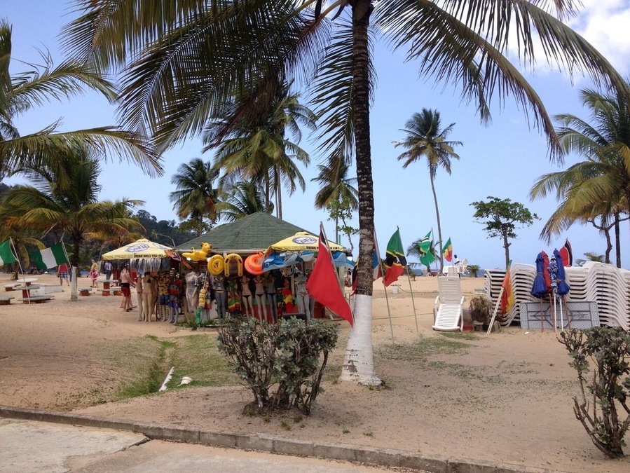 Maracas Bay on Trinidad, great local beach that's rarely crowded.