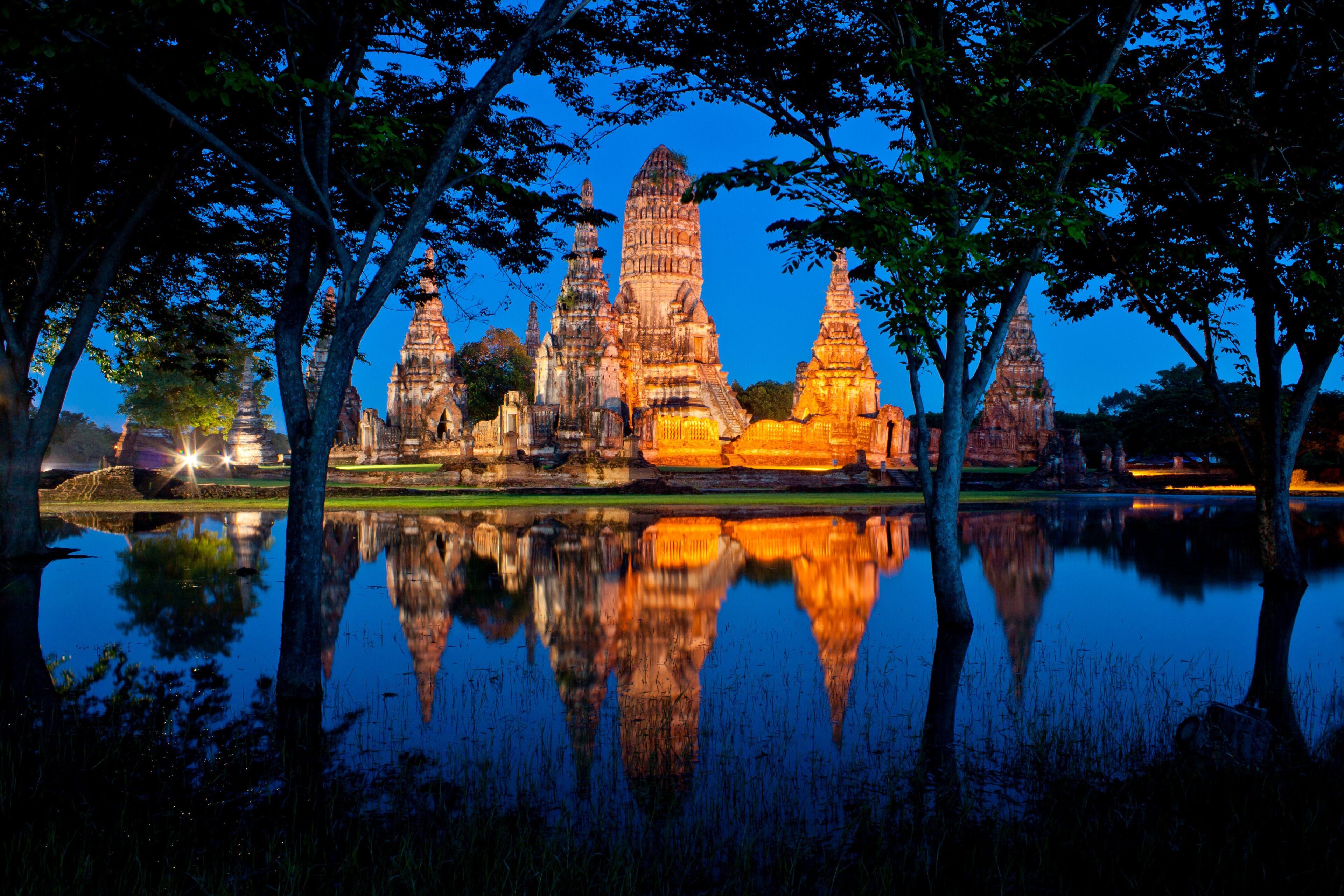 Chaiwattanaram temple in Ayutthaya Historical Park , Thailand