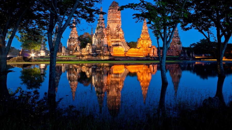 Chaiwattanaram temple in Ayutthaya Historical Park , Thailand