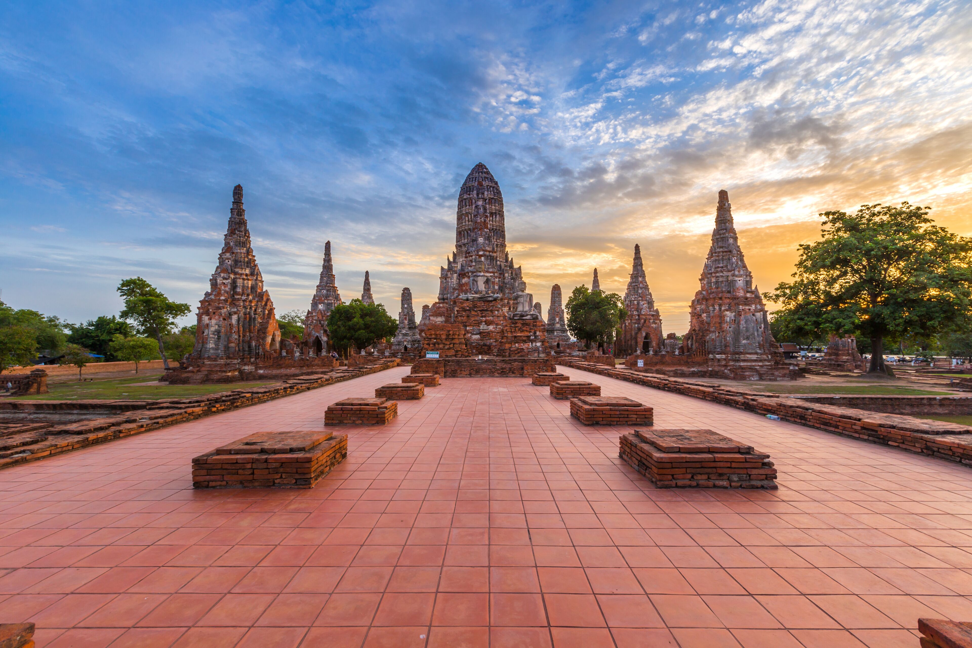 wat chaiwatthanaram temple, ayutthaya, thailand (ayutthaya histo