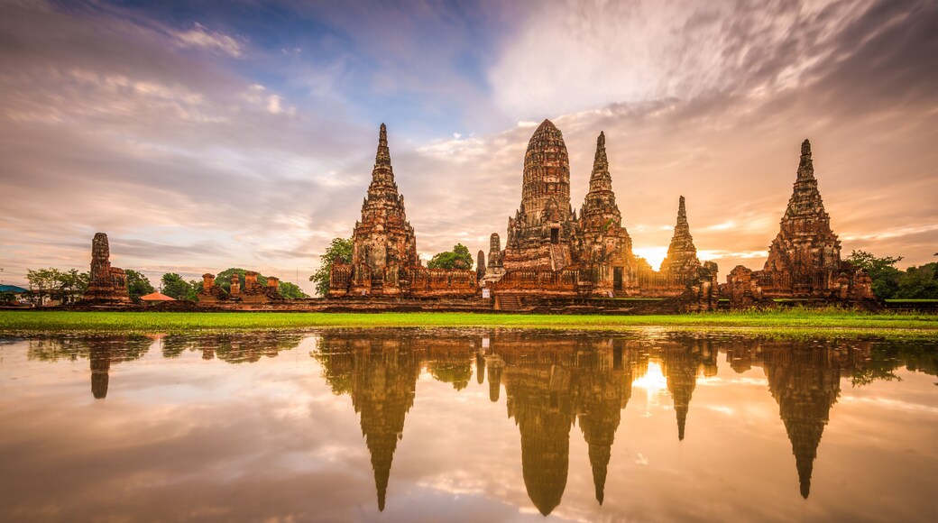 Ayutthaya, Thailand at Wat Chaiwatthanaram