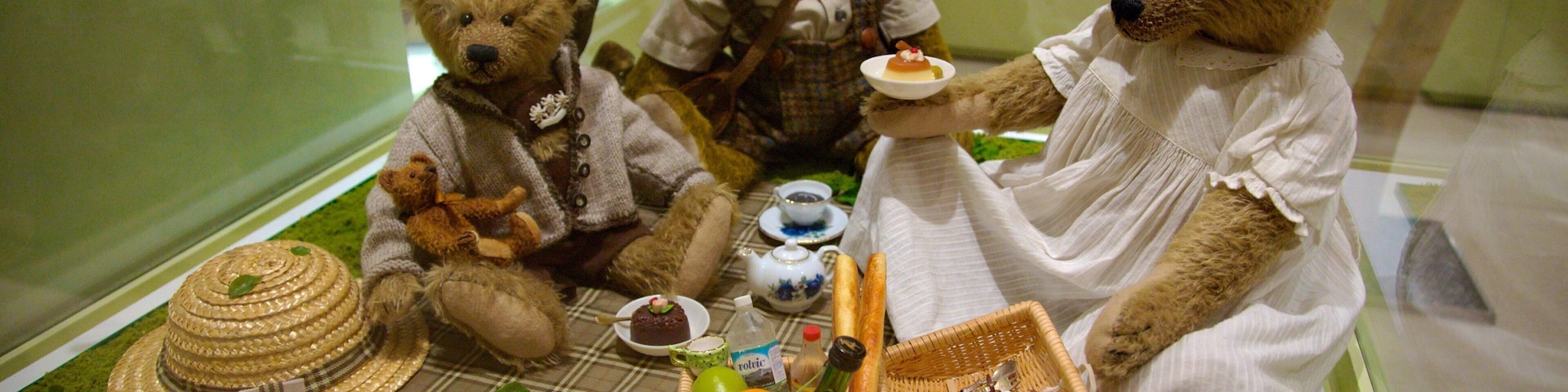 Museu do Ursinho de Jeju que inclui vistas internas