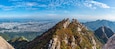 Aerial view of Seoul from Bukhansan national park, Republic of Korea