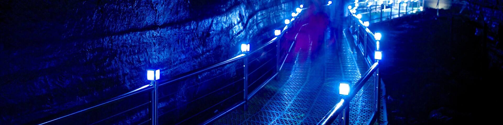 Manjanggul Lava-tube Cave which includes caving and caves