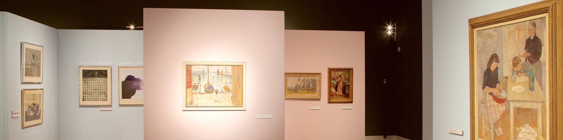 National Gallery of Slovenia which includes interior views