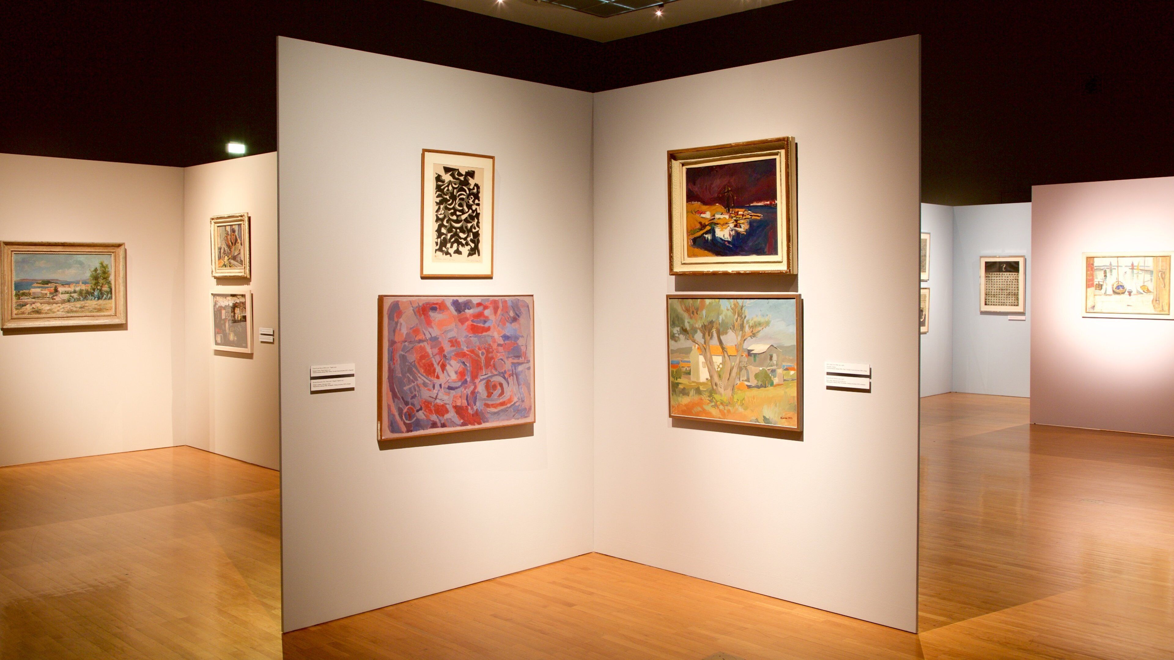 National Gallery of Slovenia which includes interior views