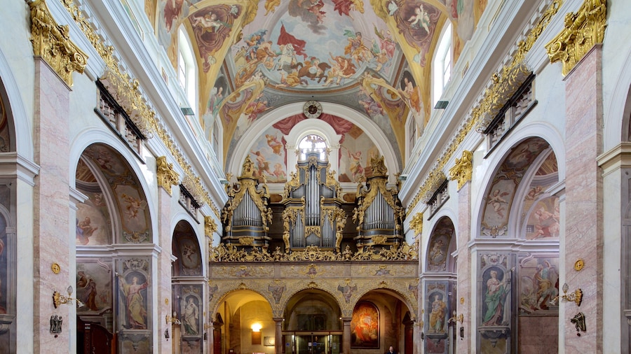 St.-Nikolaus-Dom das einen religiöse Aspekte, Kirche oder Kathedrale und Innenansichten