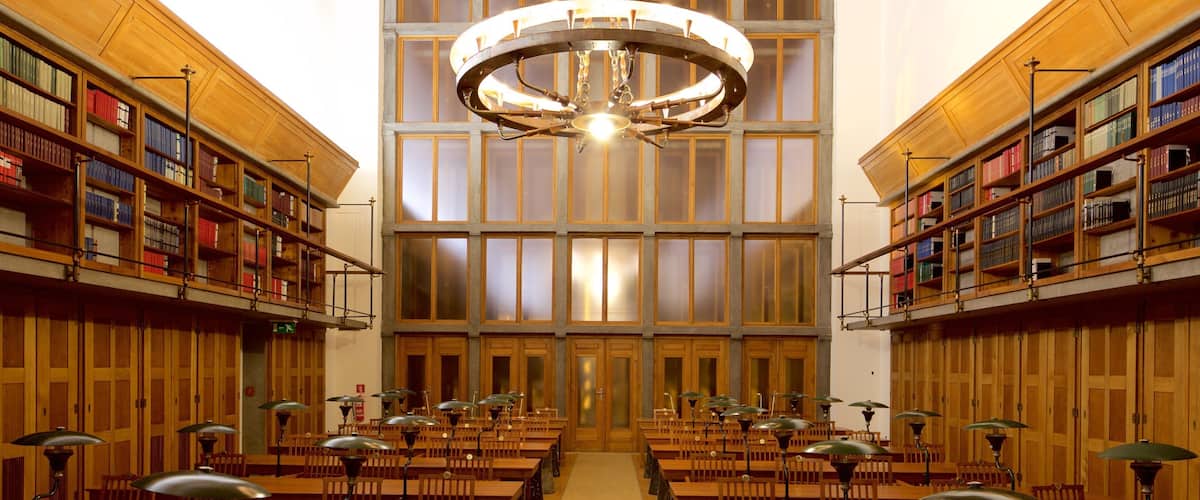 National and University Library of Slovenia das einen Innenansichten