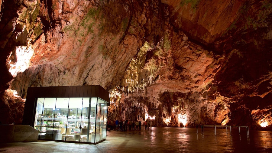 Grutas de Postjona caracterizando cavernas