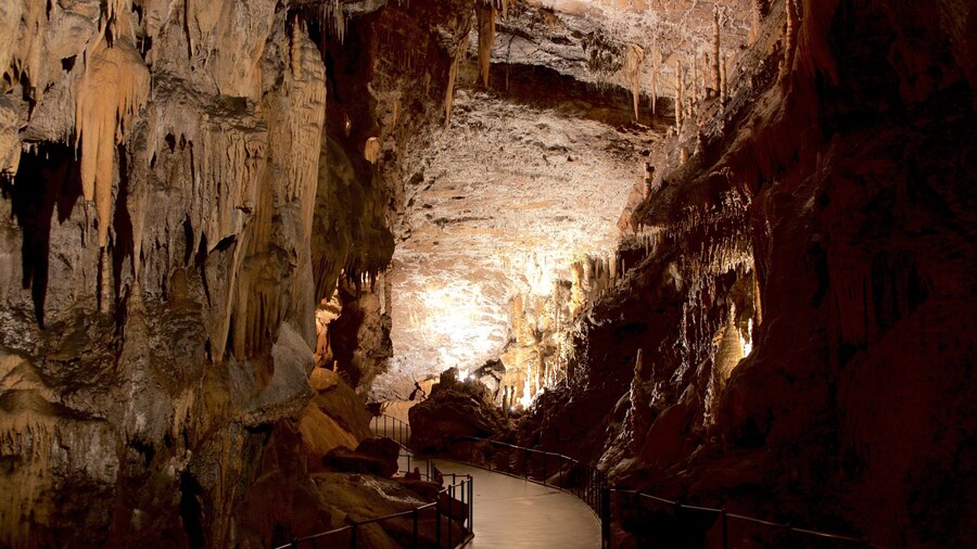 Postjona Caves showing caves and heritage elements