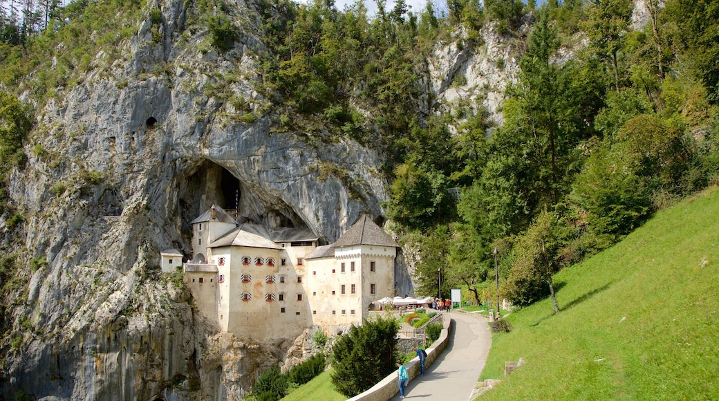 Predjama Castle qui includes patrimoine architectural