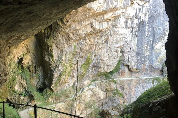 Impressive unesco listed cave in Slovenia