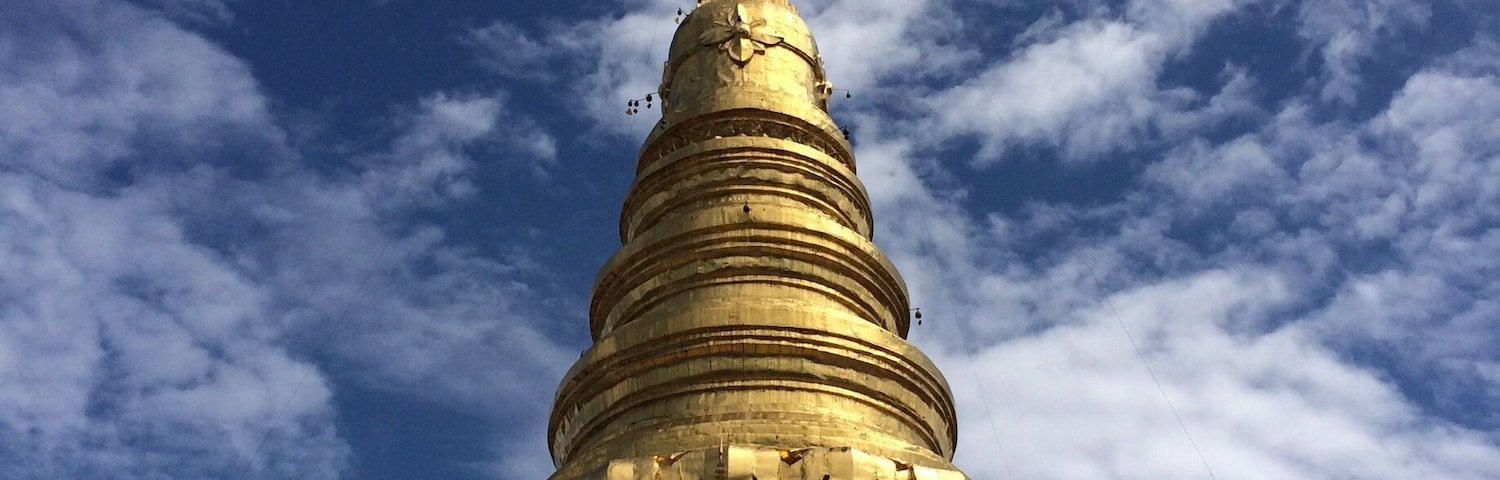 Nan Province in northern Thailand takes life very, very slowly. Everything is in slow motion, allowing visitors to enjoy attractions like this magnificent Phra That Char Haeng at your own pace. The people are so friendly, the views are stunning and the food amazing.