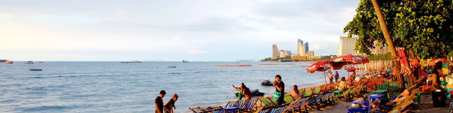 Spiaggia di Pattaya che include spiaggia sabbiosa