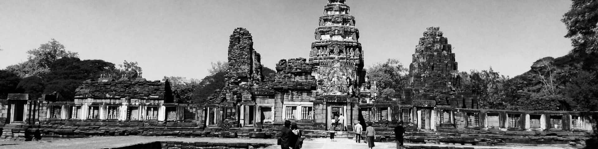 Prasat Phimai in Nakhon Ratchasima province is a Khmer ruin in Isaan, northeast Thailand, that predates Angkor Wat by 400 years and is considered the predecessor that Angkor was modelled after.