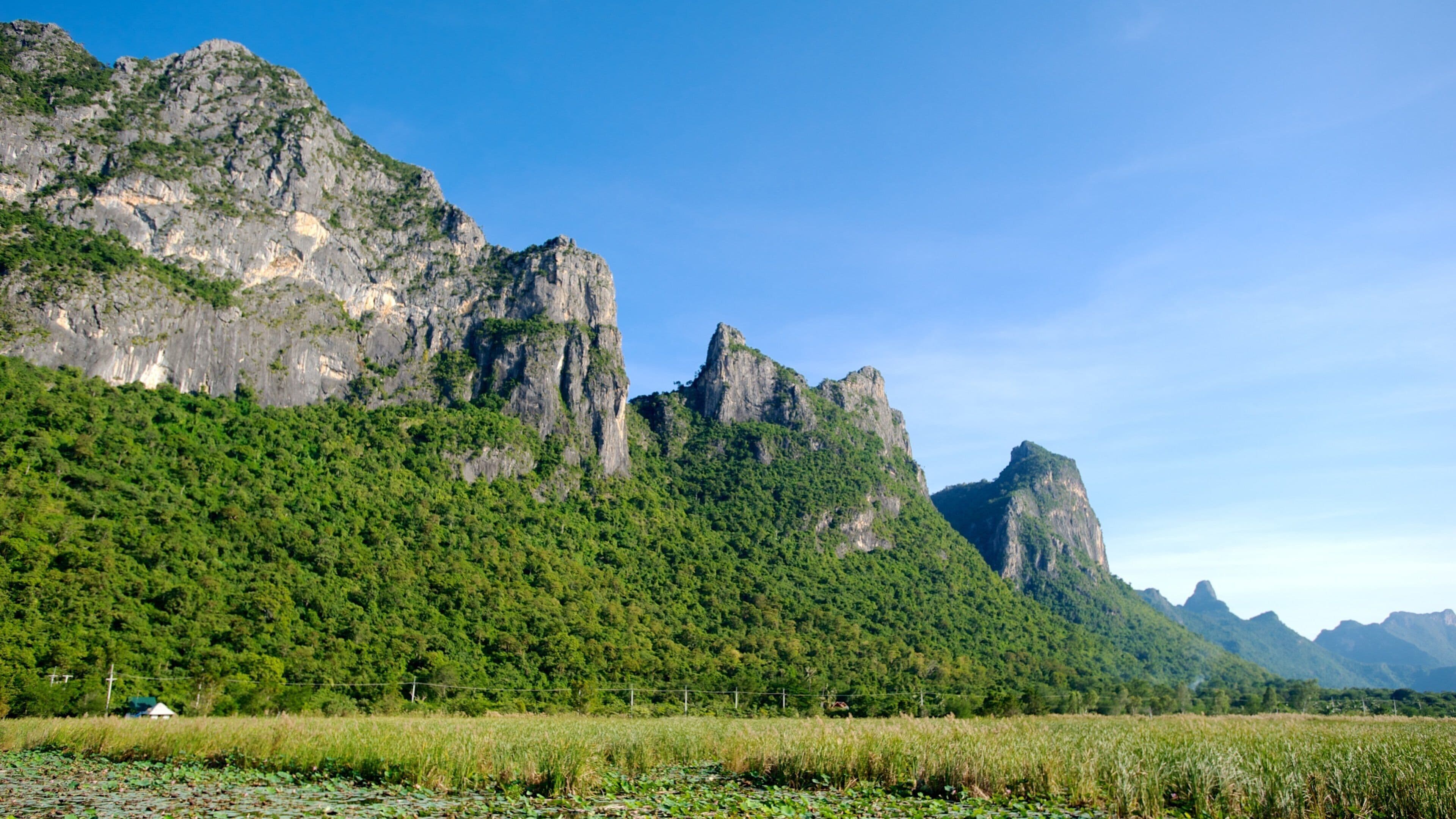 Khao Sam Roi Yot National Park which includes mountains, tranquil scenes and landscape views