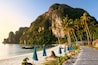 Ao Ton Sai beach on Phi Phi Don Island, Krabi Province, Thailand