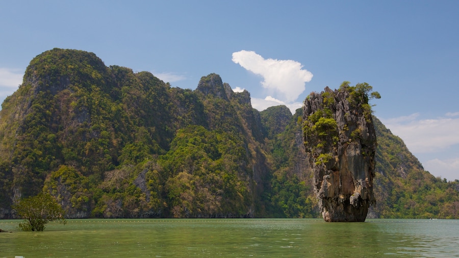 Ao Phang Nga National Park which includes mountains, landscape views and general coastal views