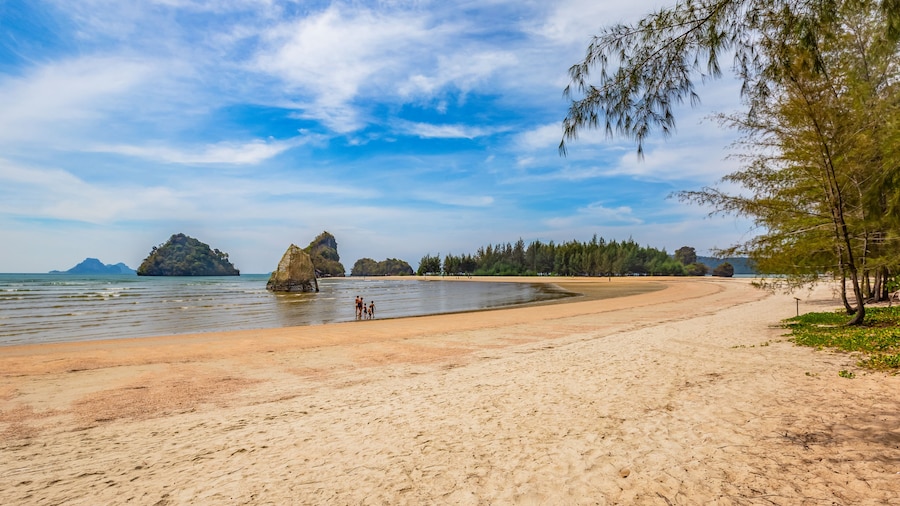 Nopparat Thara Beach in the Midday, krabi Province, Thailand