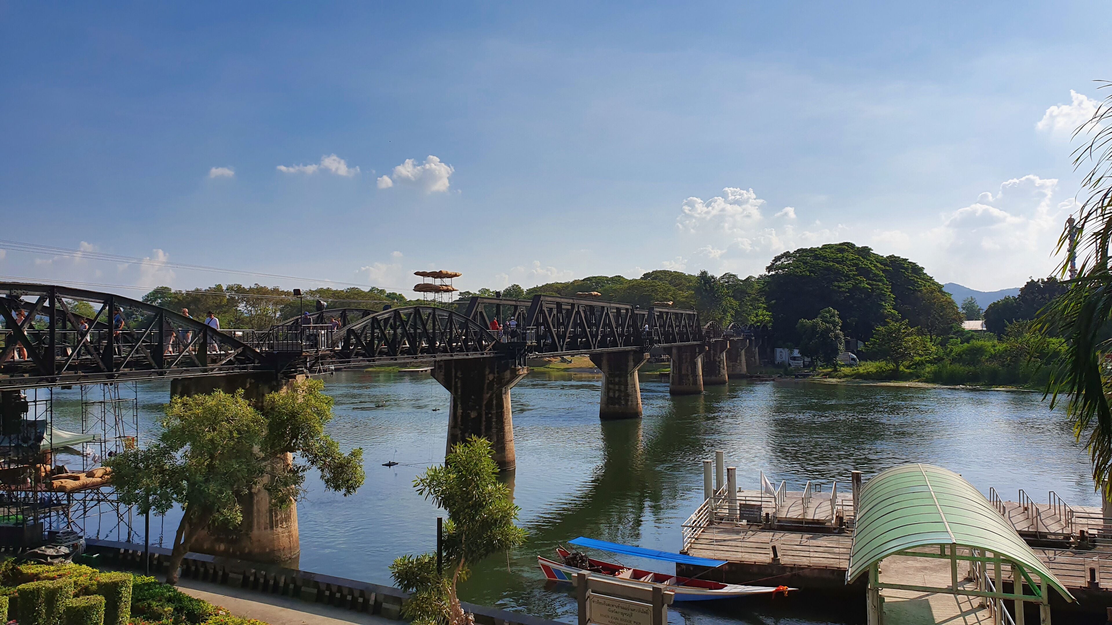 The bridge over the river Kwai, Kanchanaburi, Thailand
