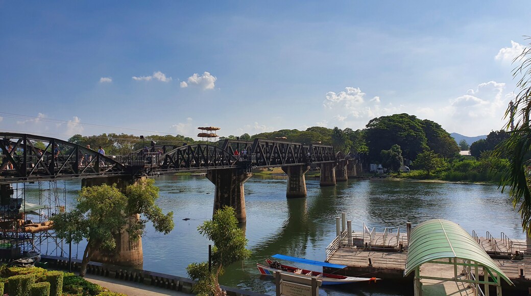 The bridge over the river Kwai, Kanchanaburi, Thailand