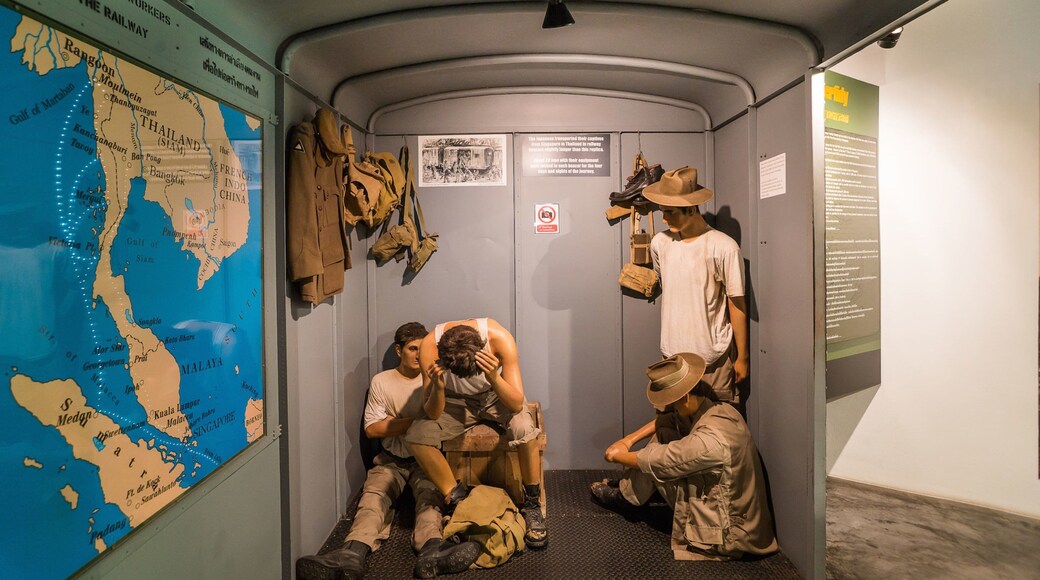 Thailand-Burma Railway Centre featuring interior views