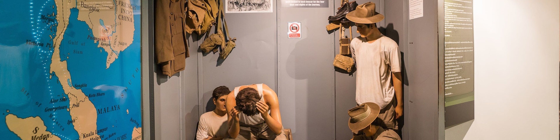 Thailand-Burma Railway Centre featuring interior views