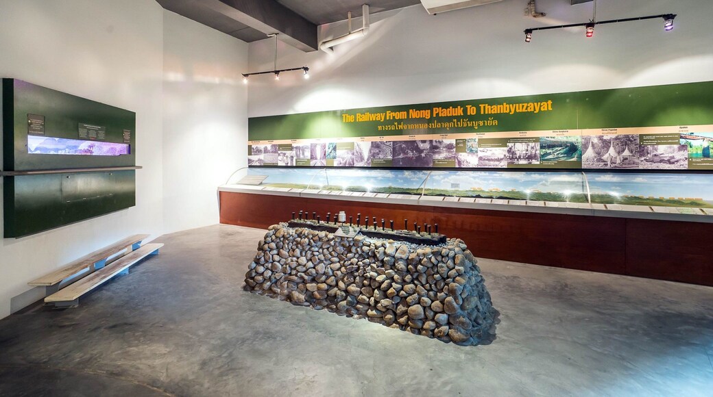 Thailand-Burma Railway Centre featuring interior views