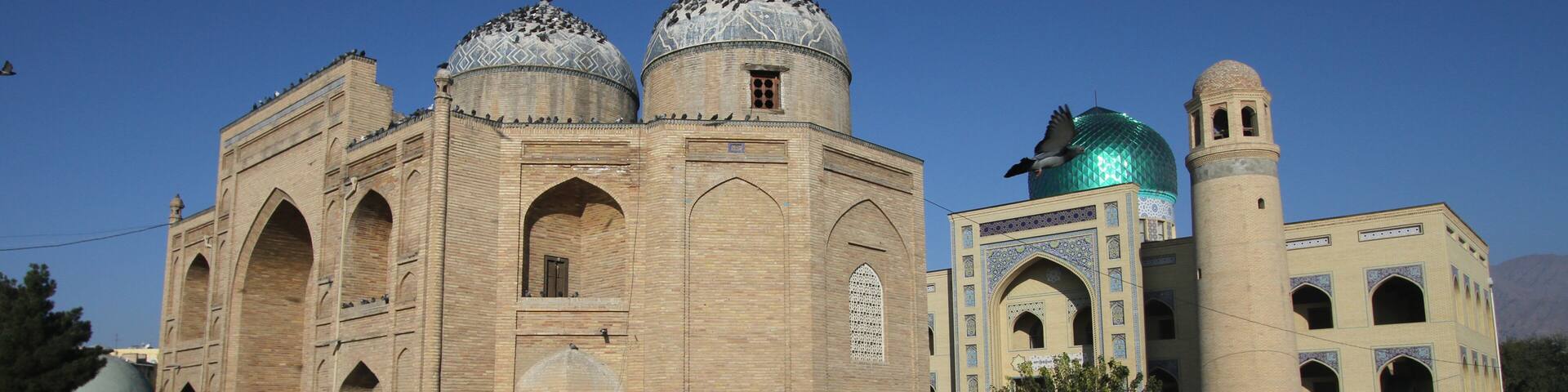 Old mausoleum in Khujand, Tajikistan (Mausoleum of Sheikh Muslihiddin)