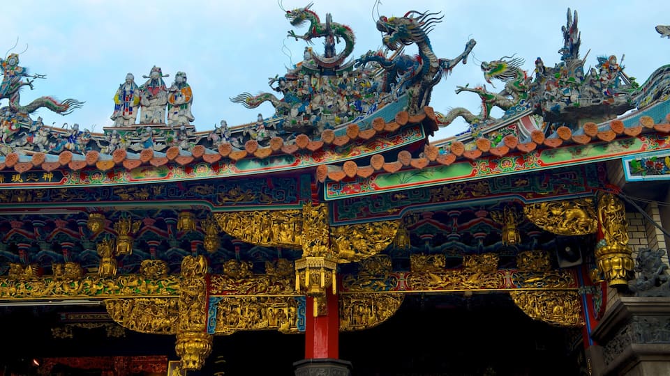 Hsinchu City God Temple showing a temple or place of worship and heritage elements