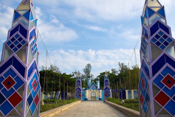 Glass Museum of Hsinchu City das einen Outdoor-Kunst