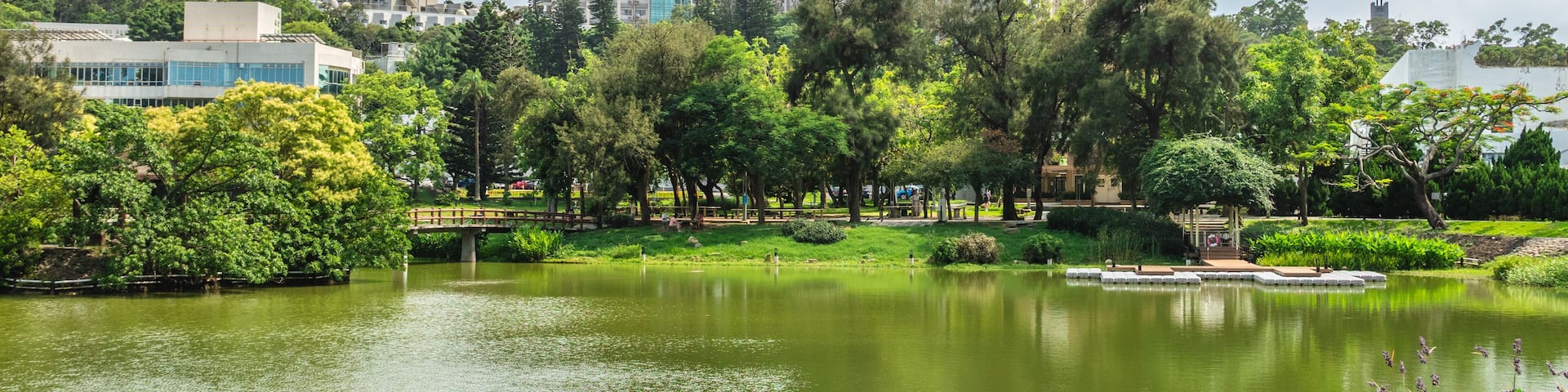 Chengkung Lake at National Tsing Hua University located in Hsinchu City, Taiwan