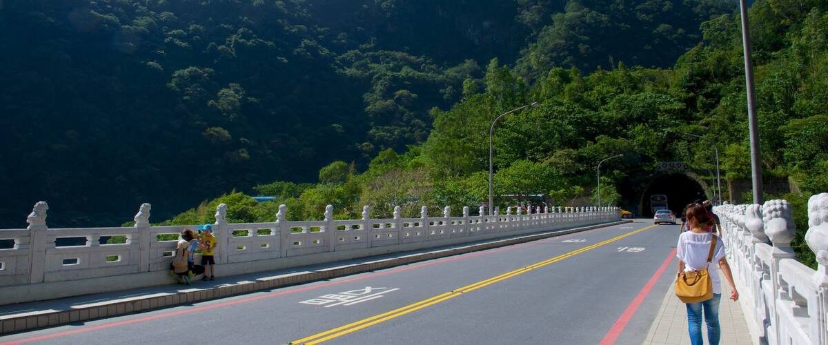 Taroko National Park das einen ruhige Szenerie