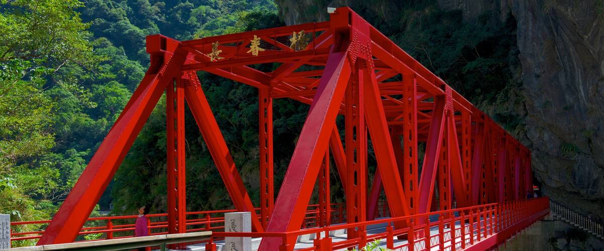 Vườn Quốc gia Taroko có tính năng cảnh thanh bình và cầu