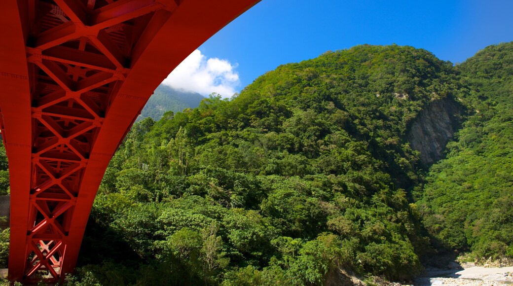 Parque Nacional de Taroko que incluye escenas tranquilas