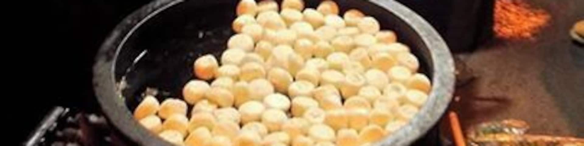 This was a pop-up market outside of Taichung Stadium for New Year's Eve but delicious dumplings can be found at any Taiwan night market - it's not specific to this location! Usually you can choose fried or steamed and choose your sauce. Of course some dumpling stalls are better than others and since this will only put you out a dollar or two, I recommend trying many of them to find your favorite!
#Market