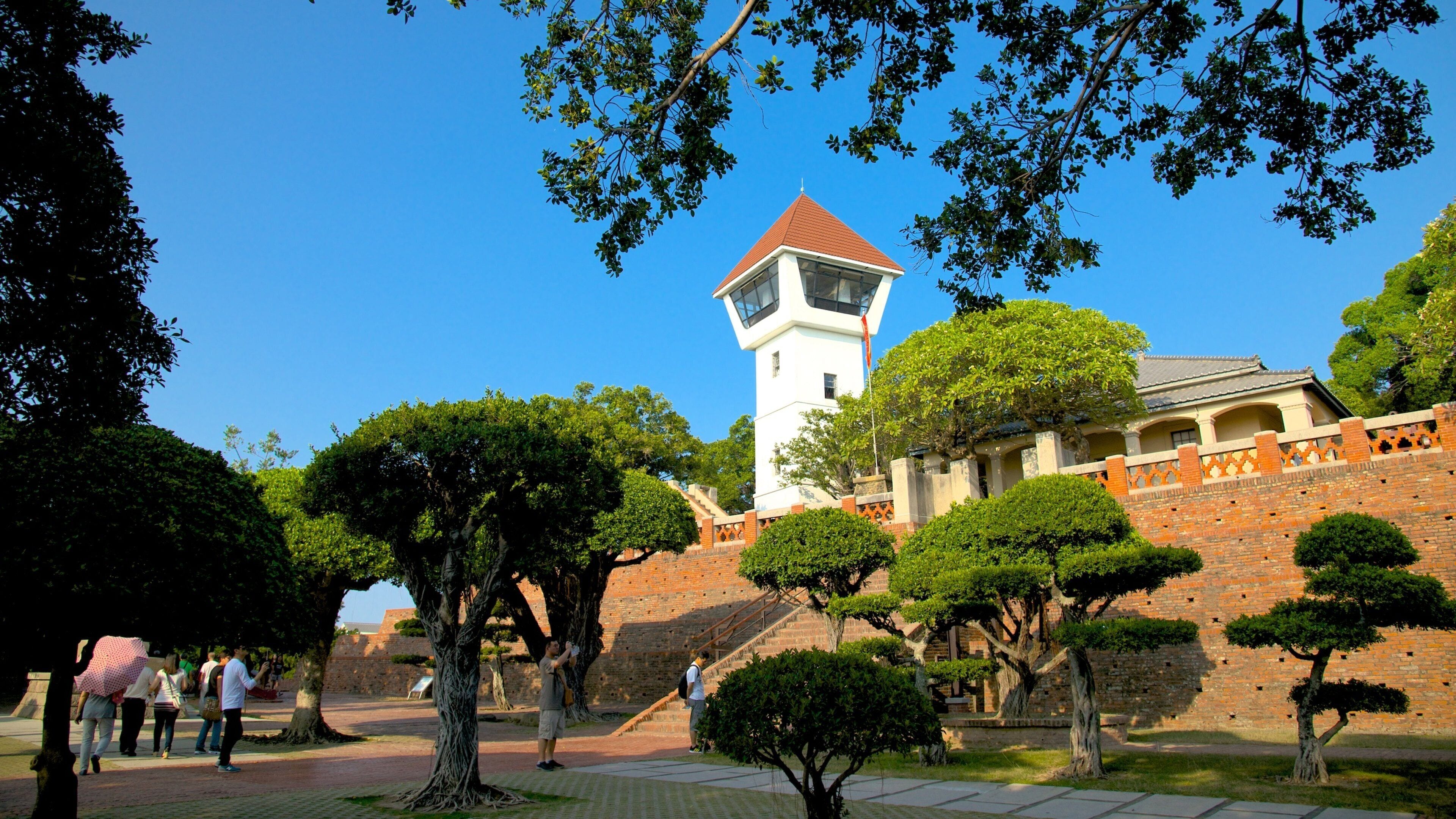Anping Old Fort showing a park