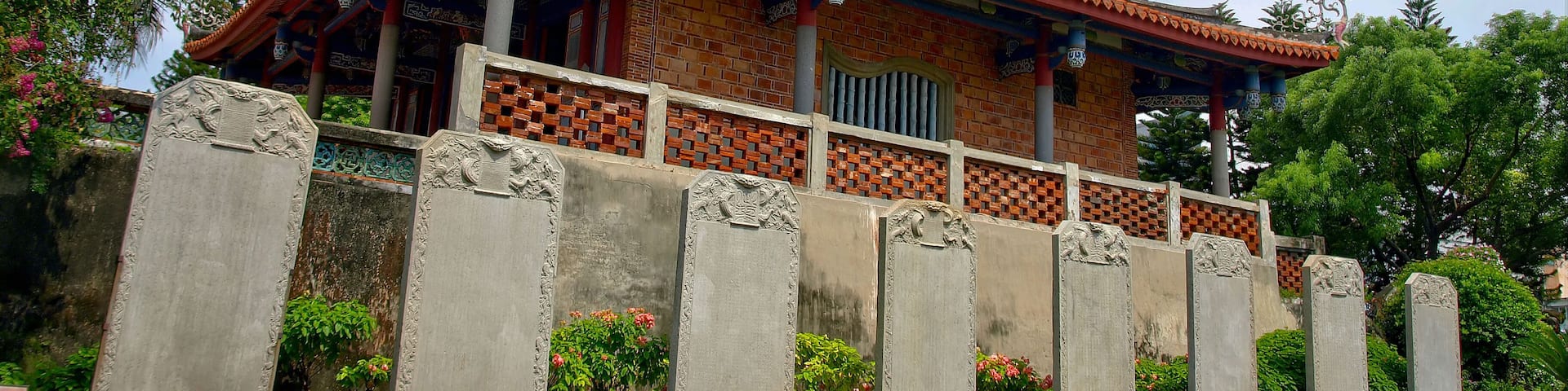 This is Tainan Chihkan Tower.It is located in Tainan City which located in the southwestern plain of Taiwan.