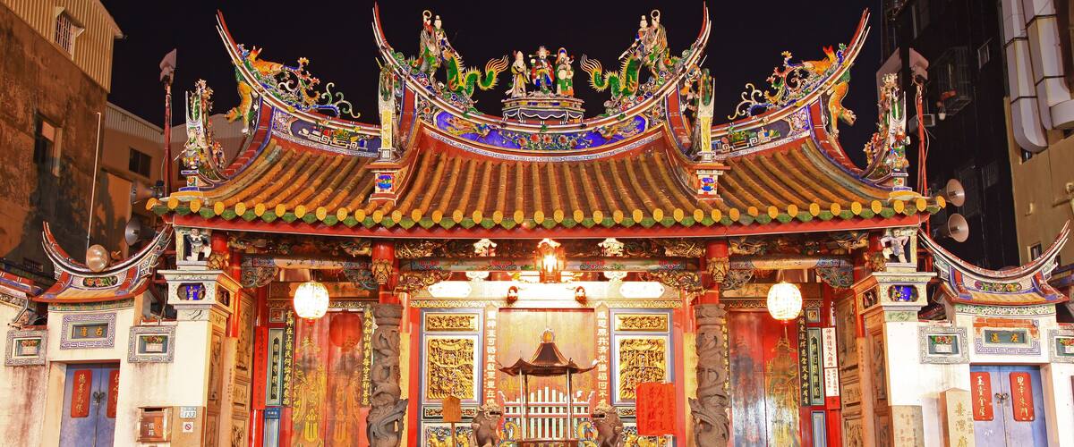 Temple of Taiwan Capital Deity,Tainan City,Taiwan; Shutterstock ID 90991856