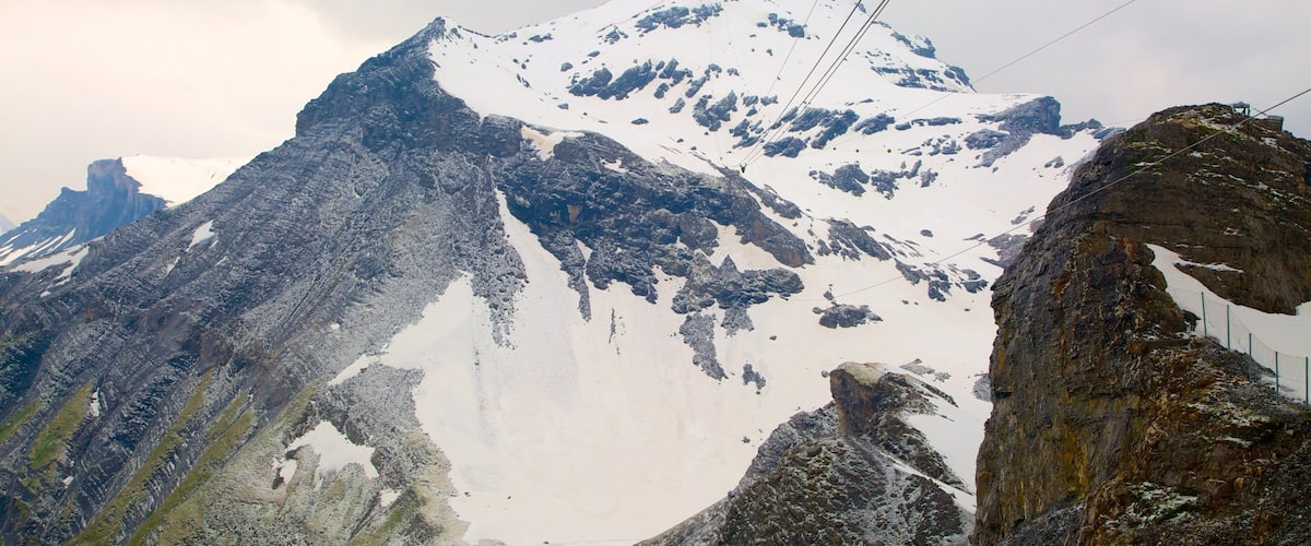 Schilthorn welches beinhaltet Berge und Schnee