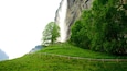 Lauterbrunnen mostrando una cascada y granja