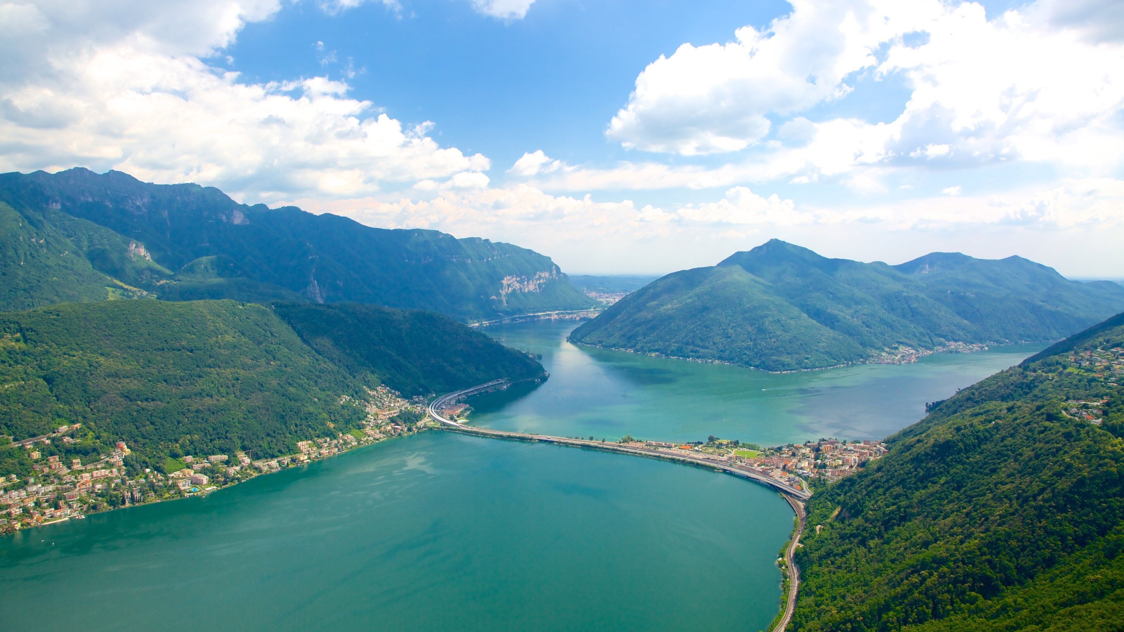 Monte San Salvatore showing a river or creek, tranquil scenes and landscape views