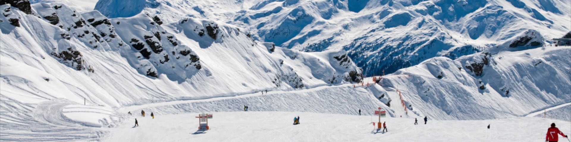 Verbier Ski Resort caracterizando esqui na neve, paisagem e neve