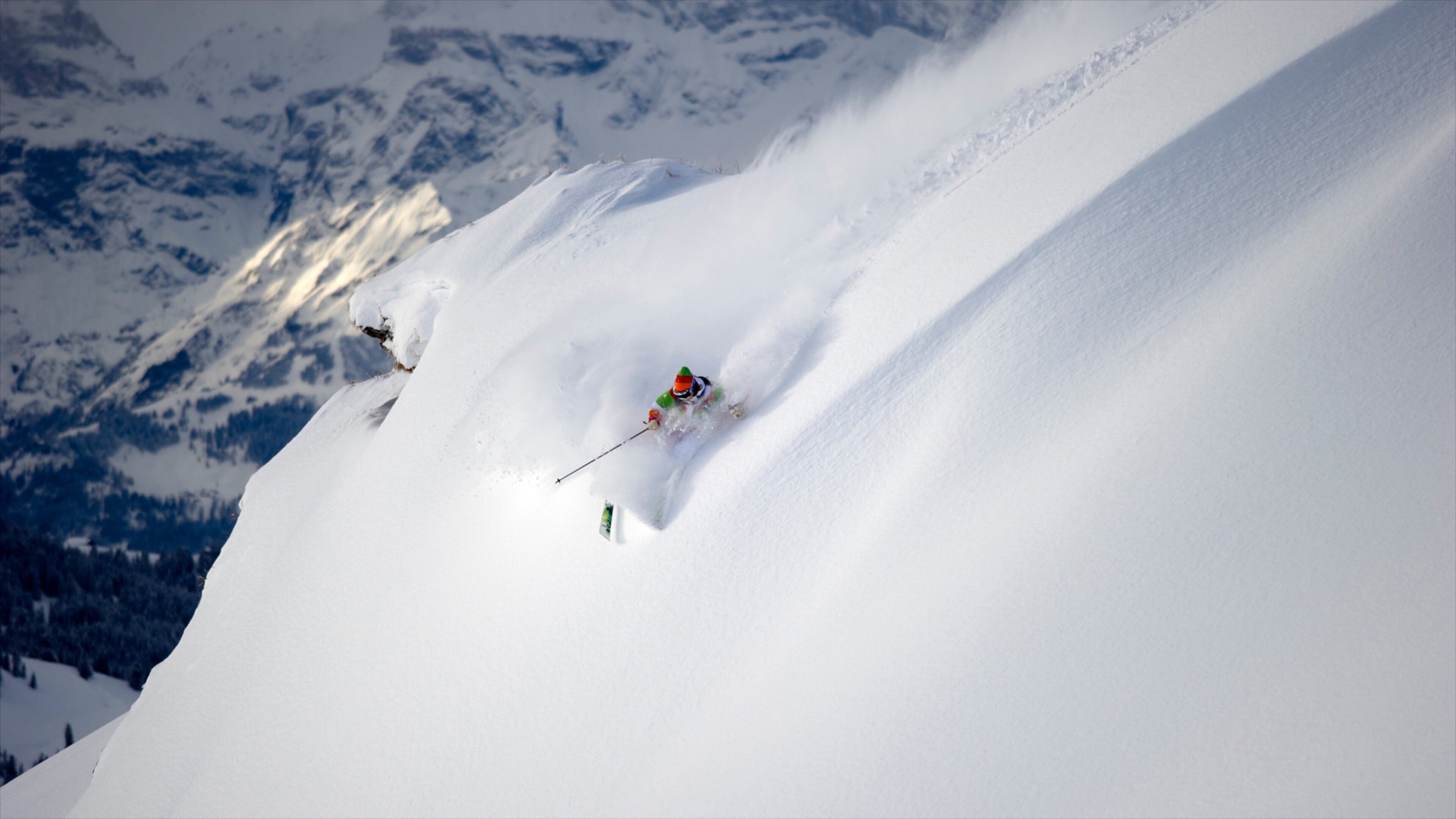 Estación de esquí Les Diablerets mostrando nieve, esquiar en la nieve y montañas