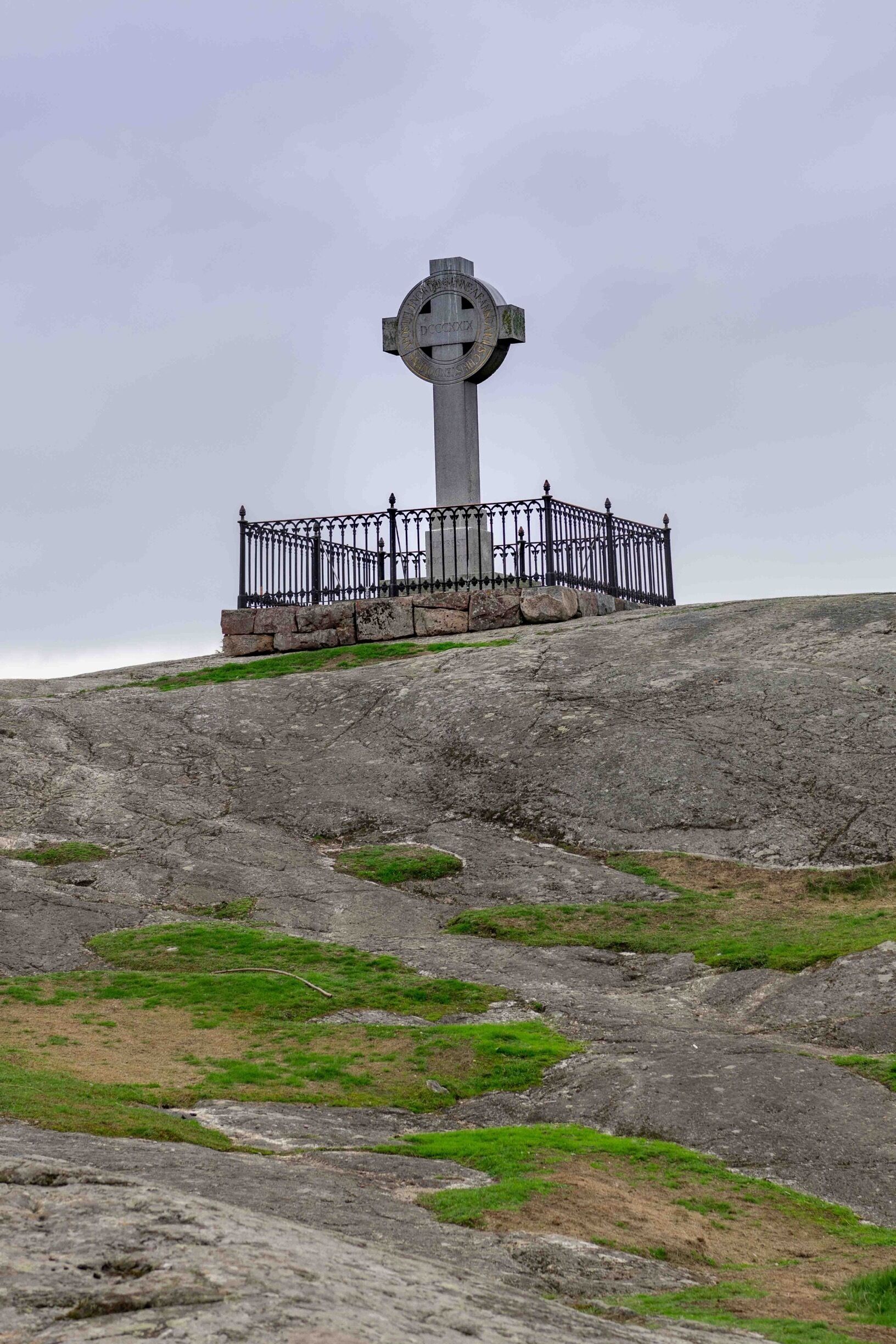 Cross of St. Ansgar in Birka (Viking City) on the island of Björkö in Lake Mälaren.  Birka was added to UNESCO World Heritage List in 1993.