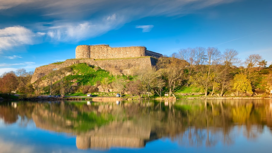 Bohus fort the last standing ruins at kungalv gothenburg sweden
