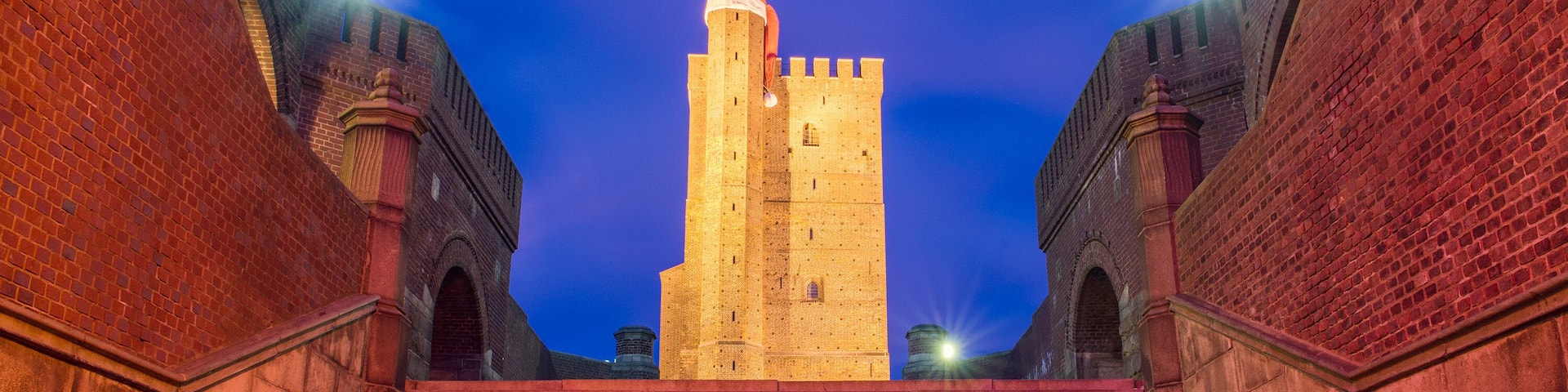 Medieval tower called Karnan in Helsingborg