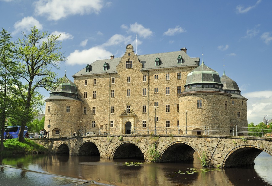 The castle of ÌÎ_rebro, main landmark in the city of ÌÎ_rebro, Sweden. Renaissance castle originally built in 1572-1625.